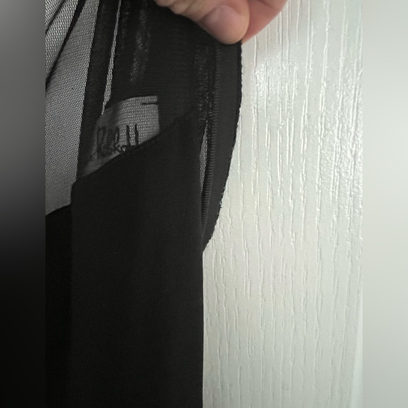 Joseph Ribkoff black mesh jumpsuit - Picture 4 of 6